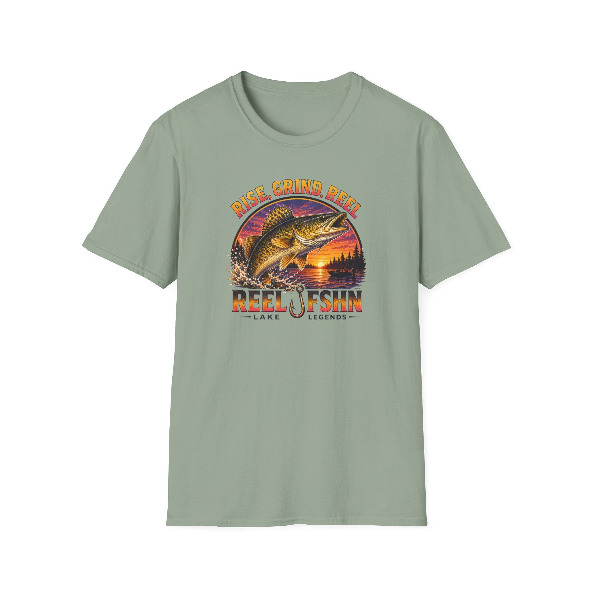 Rise, Grind, REEL T-Shirt
