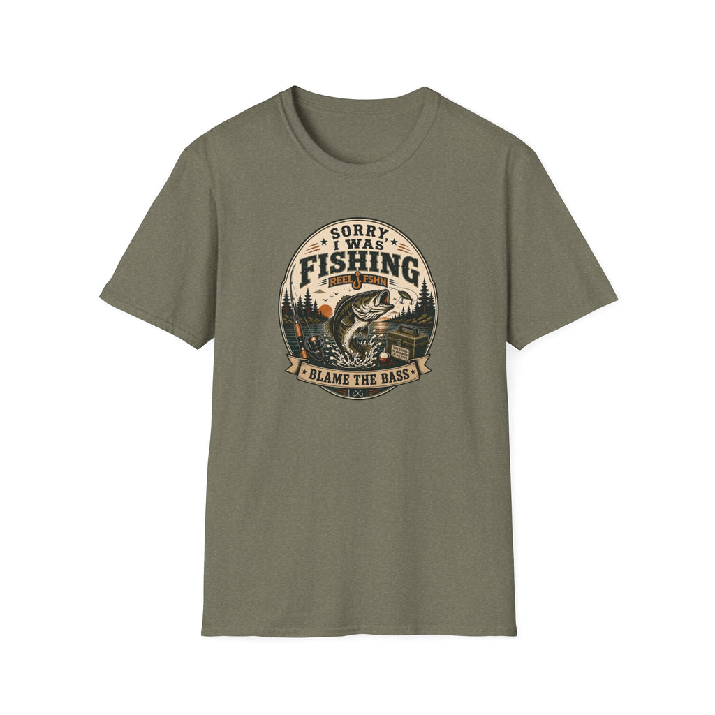 Sorry I Was Fishing, Blame The Bass T-Shirt