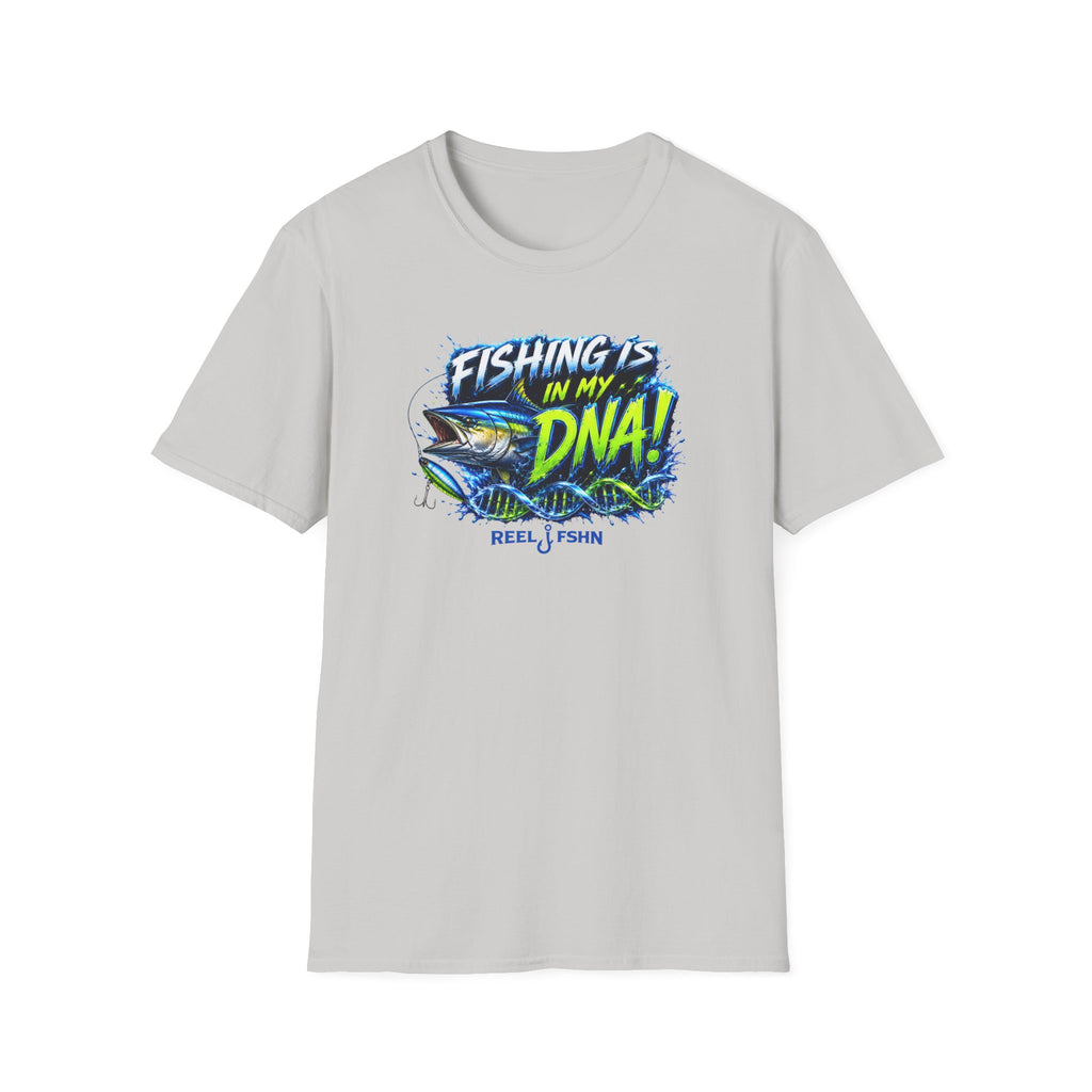 Fishing Is In My DNA with Yellowfin Tuna T-Shirt