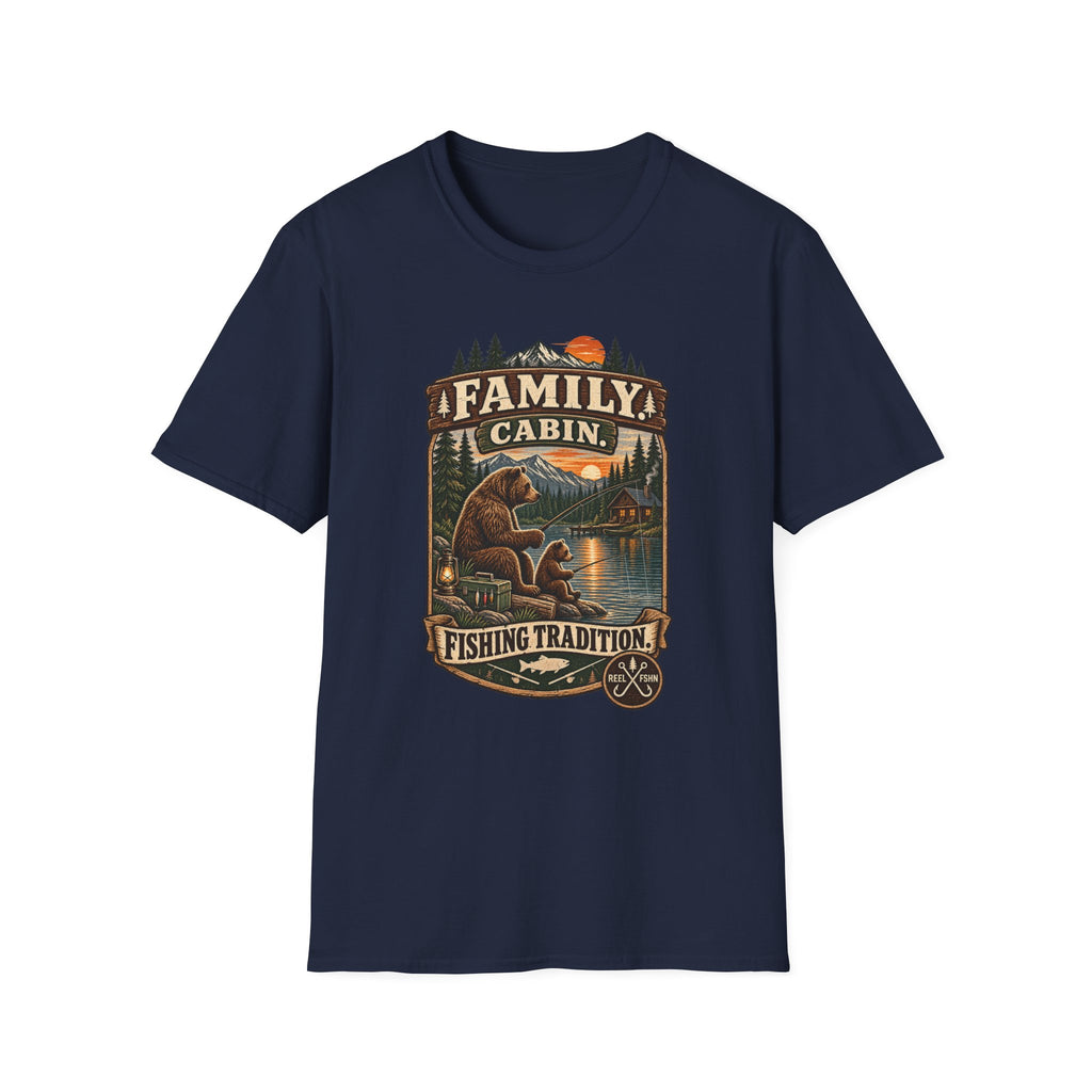 Family Cabin. Fishing Tradition T-Shirt