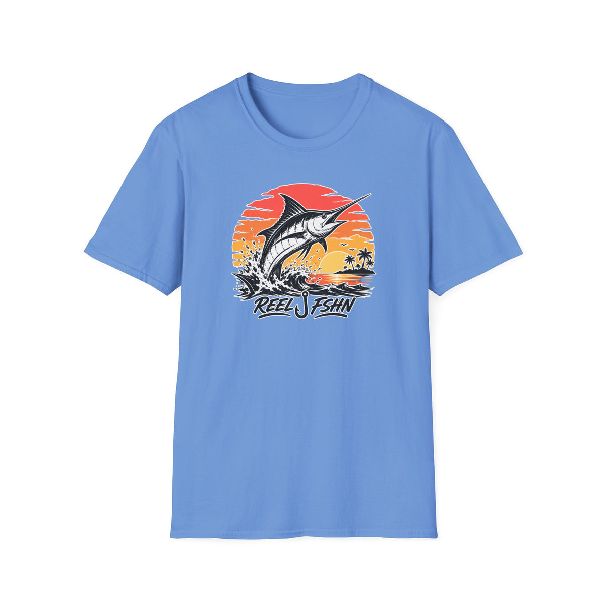 Sunset Marlin Run T-Shirt