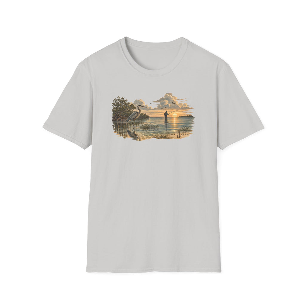 Crane & Fisherman T-Shirt