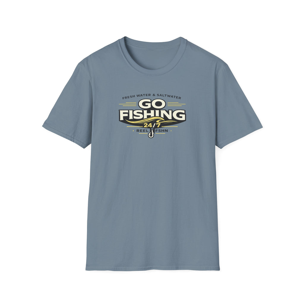 Fresh Water Salt Water Go Fishing T-Shirt