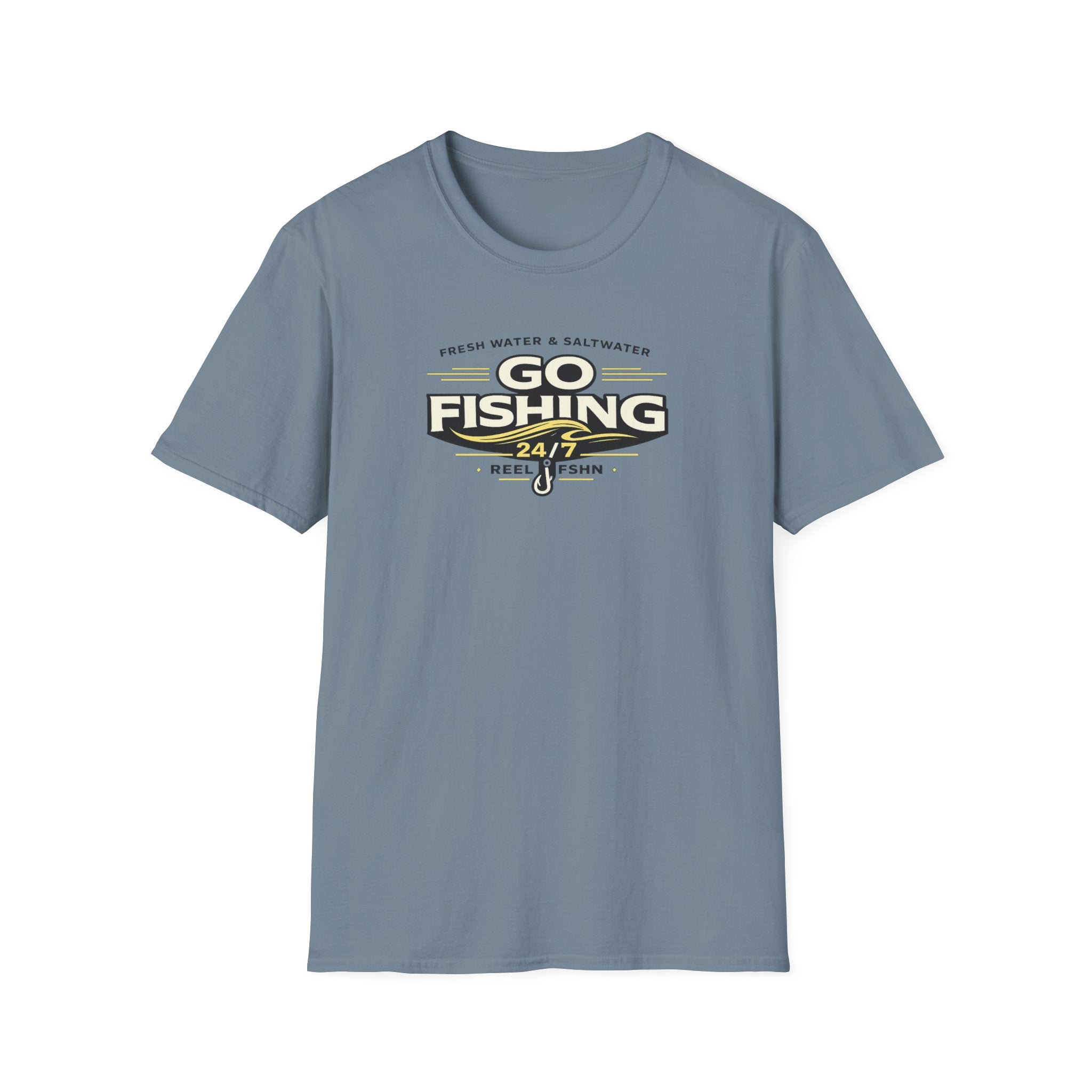 Fresh Water Salt Water Go Fishing T-Shirt