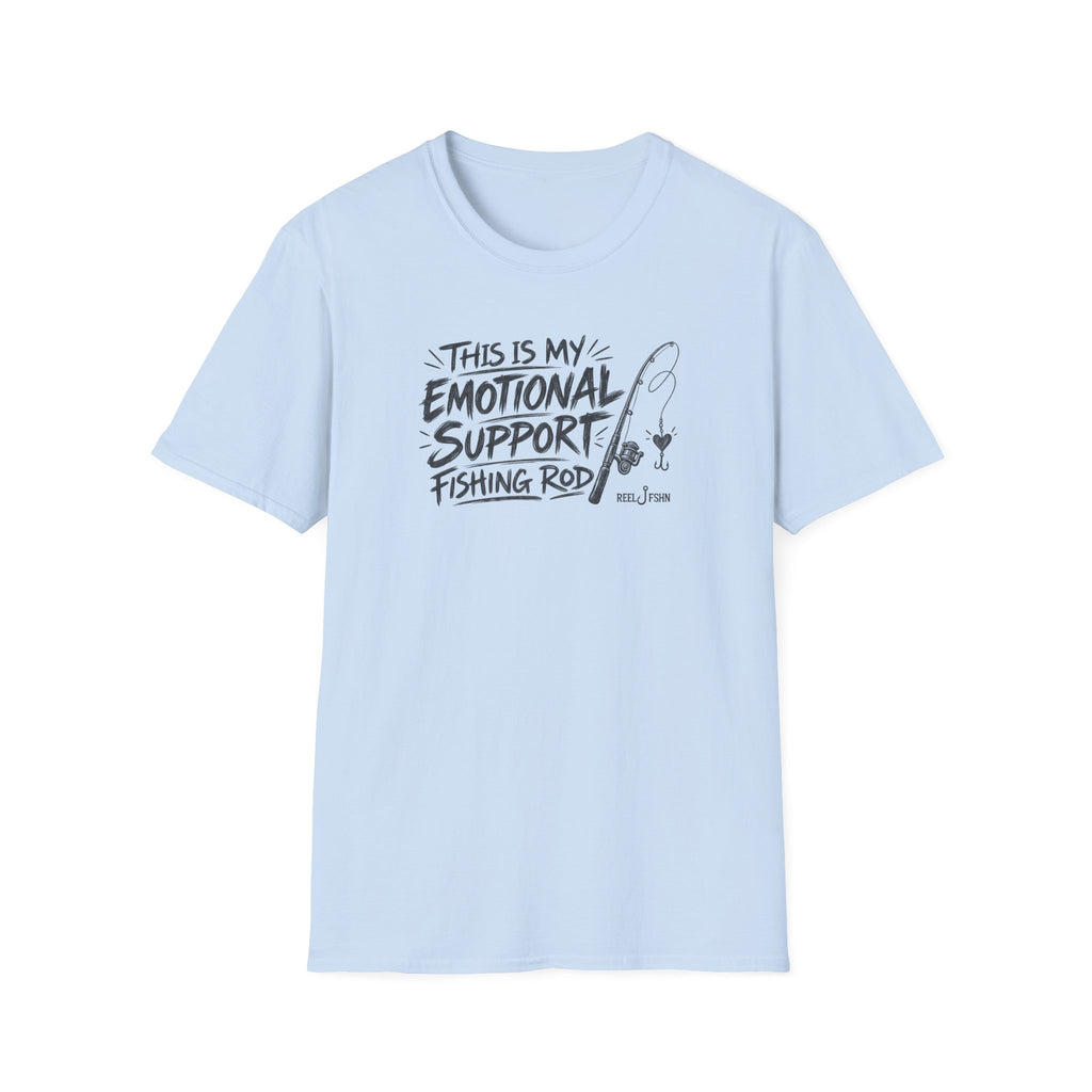 This Is My Emotional Support Fishing Rod T-Shirt