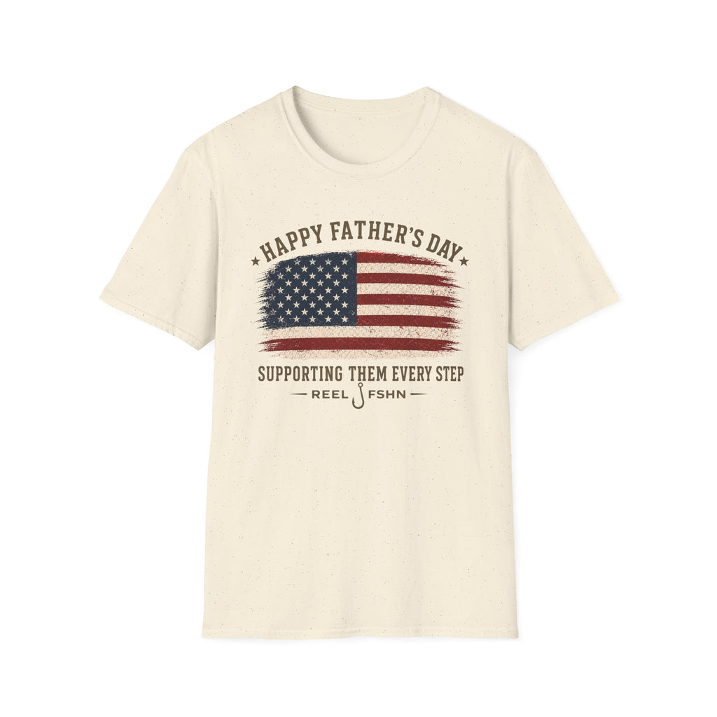 Happy Father's Day Supporting Them Every Step T-Shirt