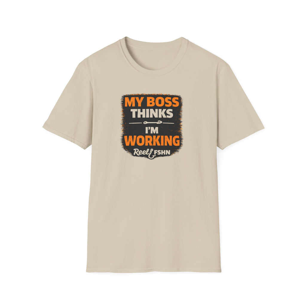 My Boss Thinks I'm Working T-Shirt