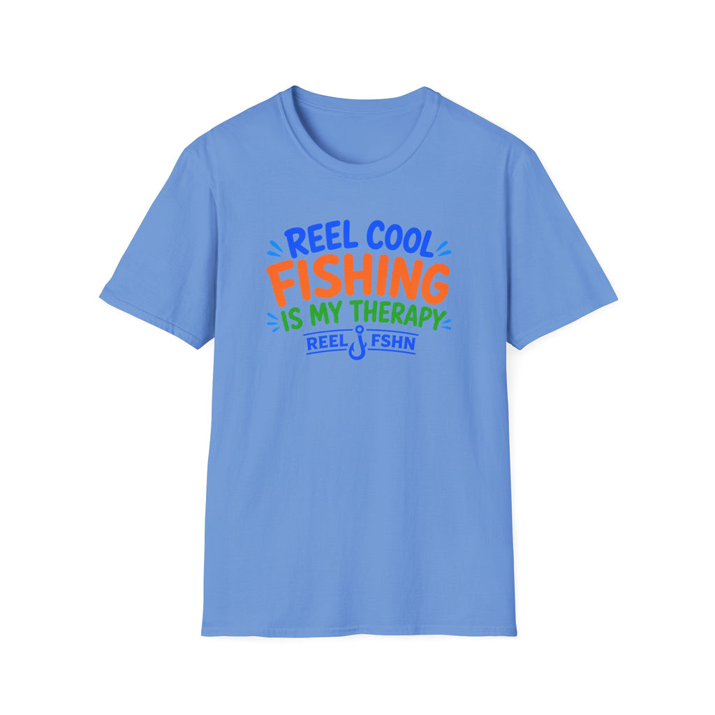 Reel Cool Fishing Is My Therapy  T-Shirt