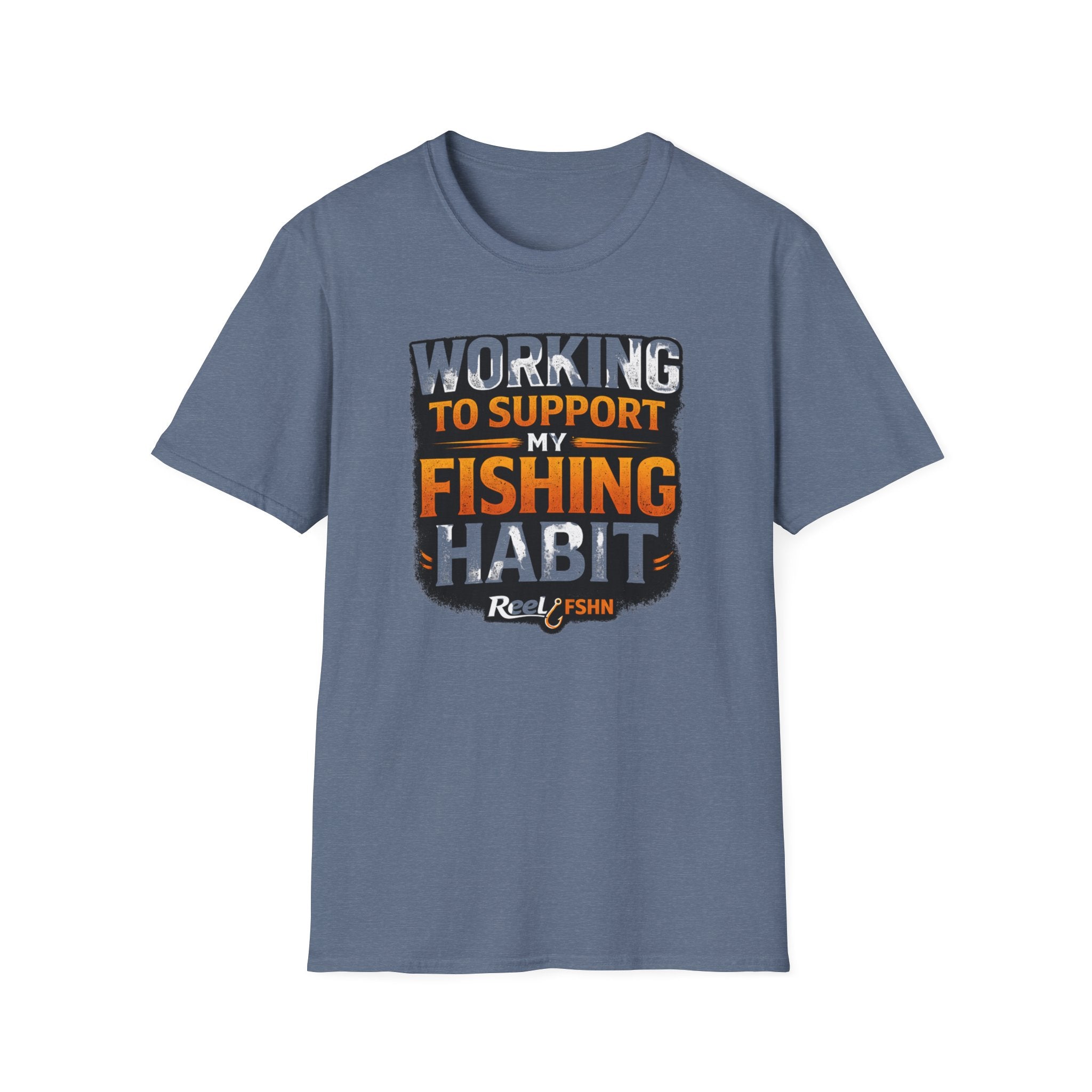 Working To Support My Fishing Habit T-Shirt