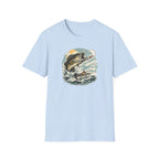 Bass Graphic with Boat T-Shirt