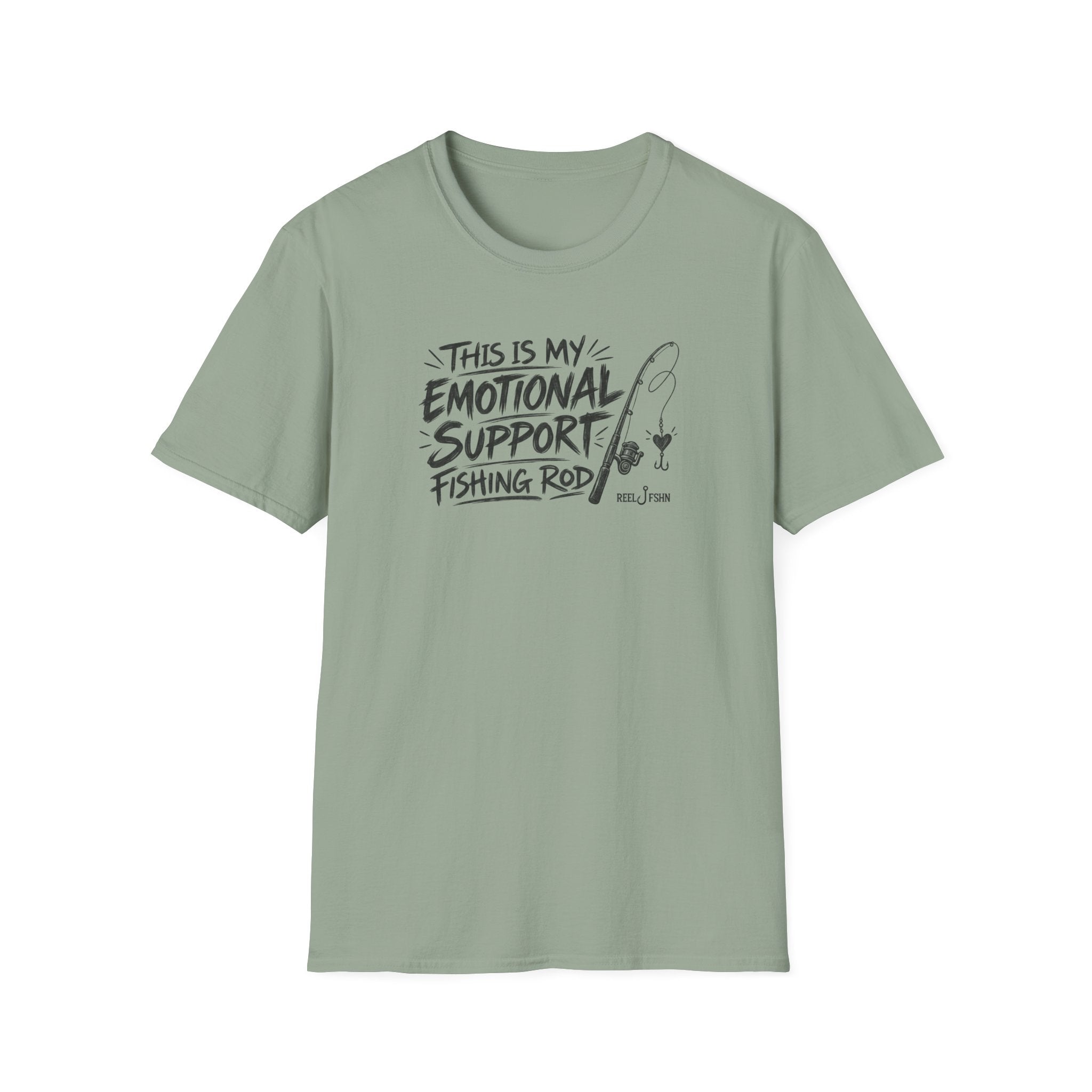 This Is My Emotional Support Fishing Rod T-Shirt