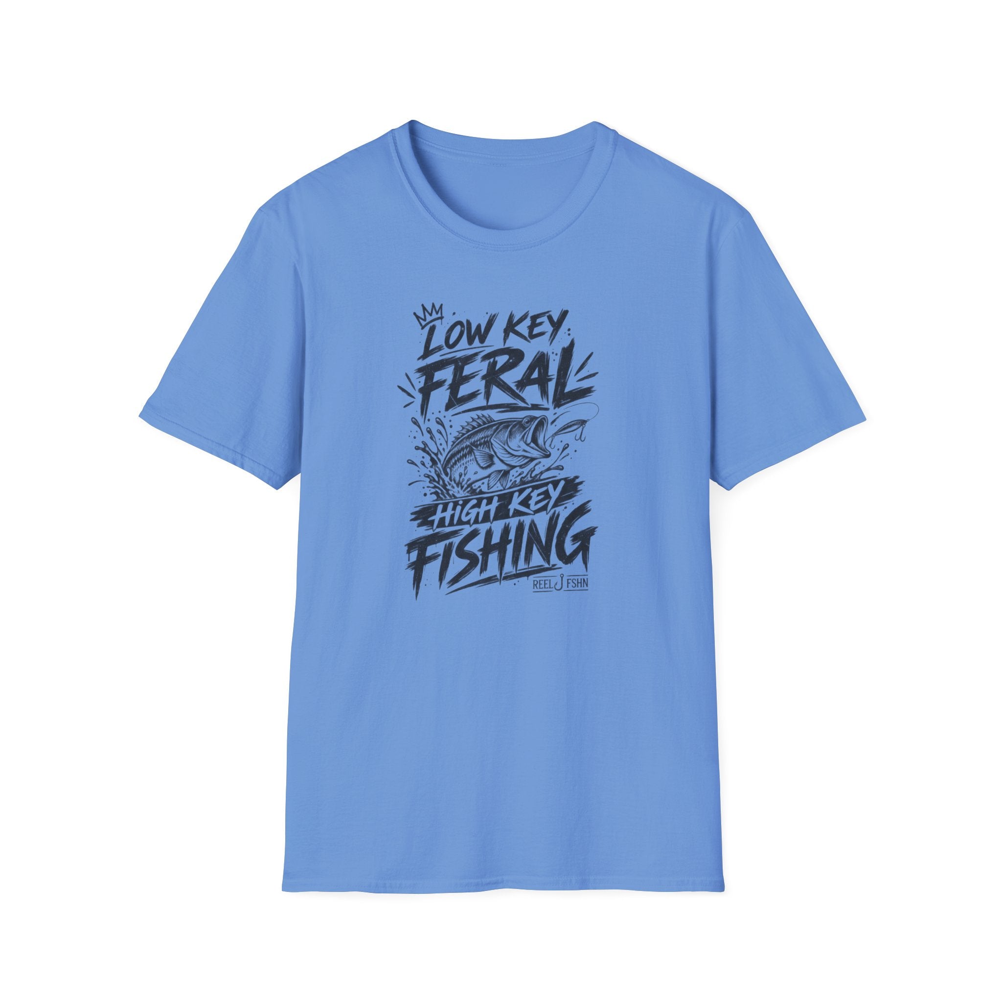 Low Key Feral, High Key Fishing T-Shirt