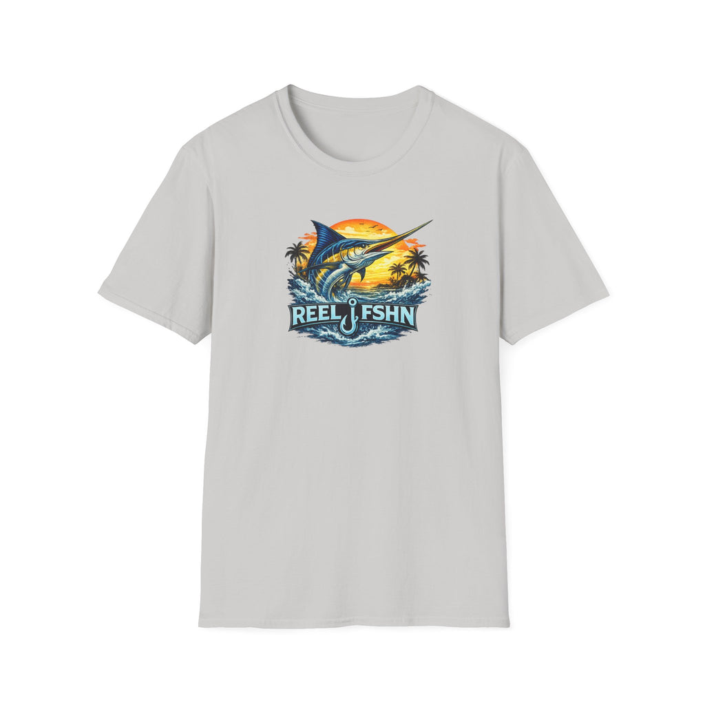 Marlin with REEL FSHN Logo T-Shirt
