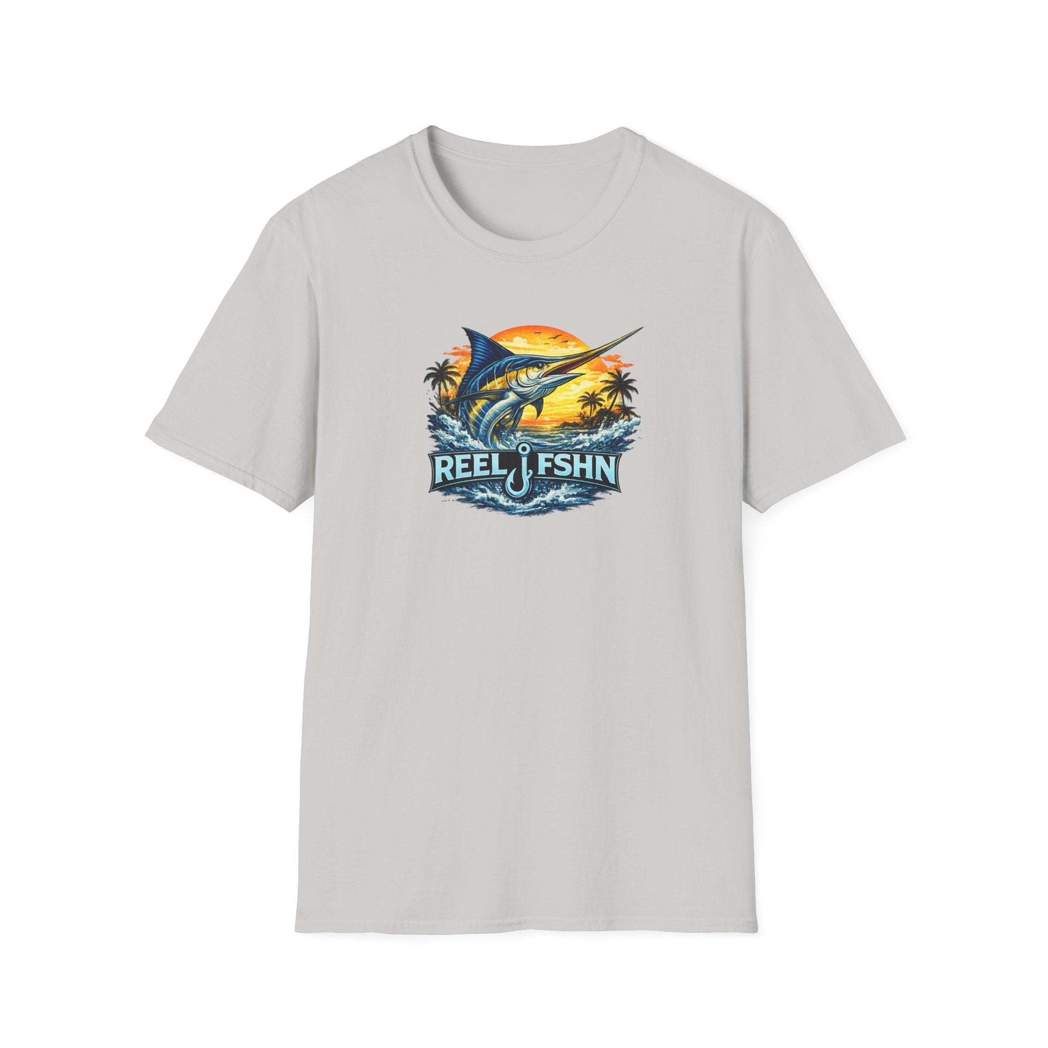 Marlin with REEL FSHN Logo T-Shirt