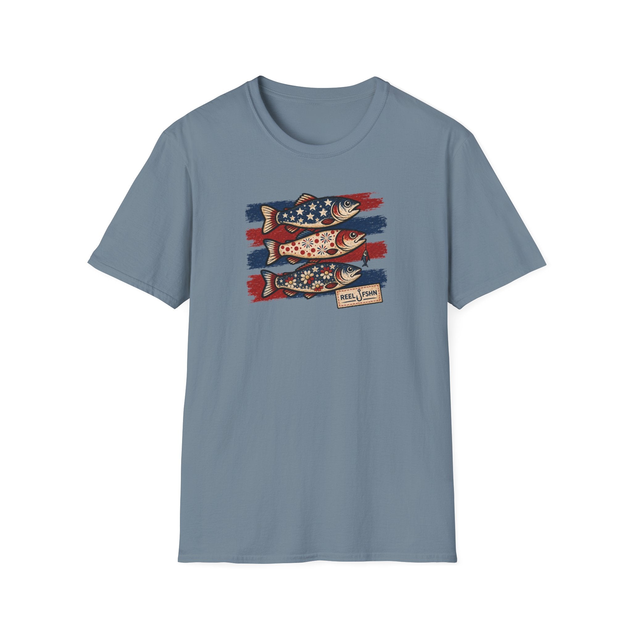 Flowery Fish & Stars T-Shirt