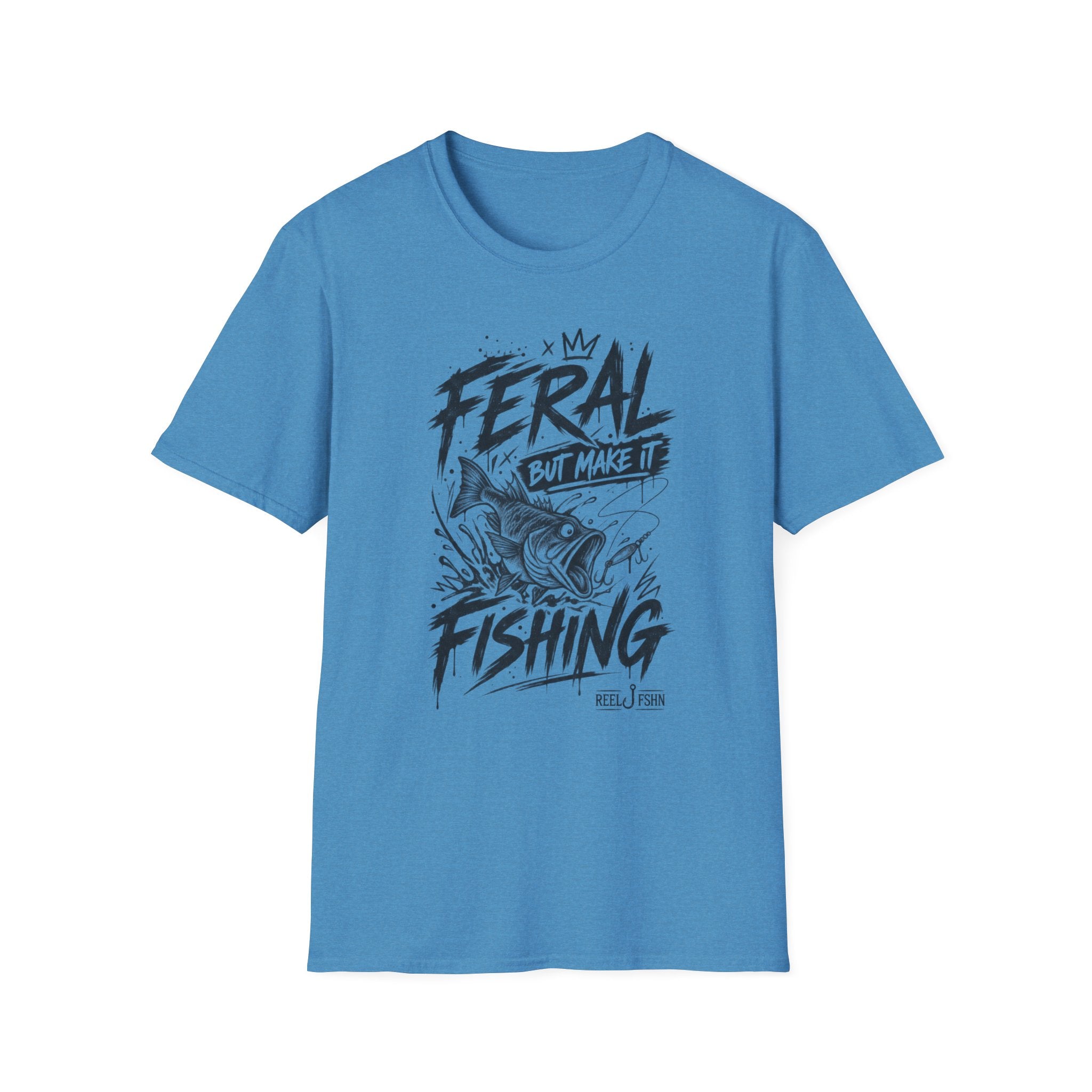 Feral But Make It Fishing T-Shirt