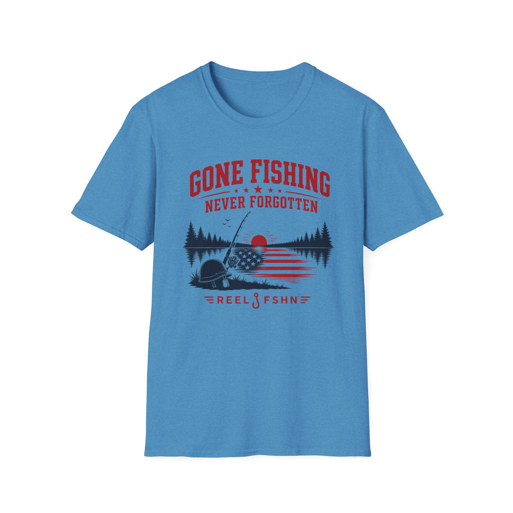 Gone Fishing Never Forgotten T-Shirt