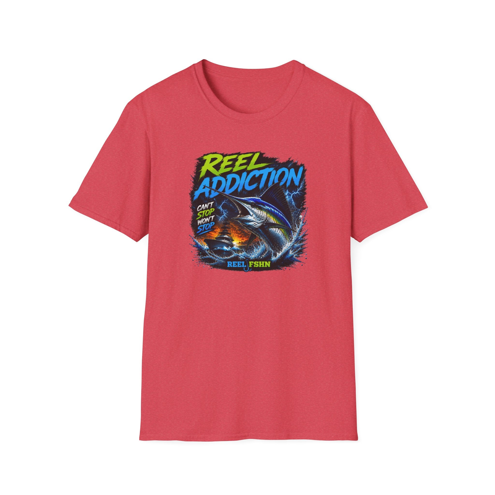 REEL Addiction Can't Stop Won't Stop T-Shirt