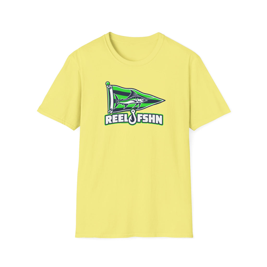 Green Marlin Pennant Flag T-Shirt