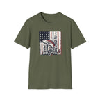 American flag with Tuna T-Shirt