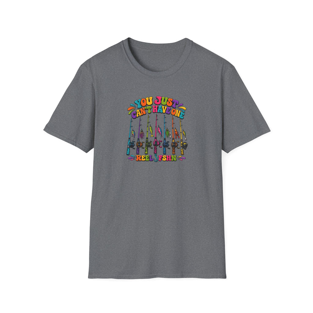 You Just Can't Have One Funky Print T-Shirt