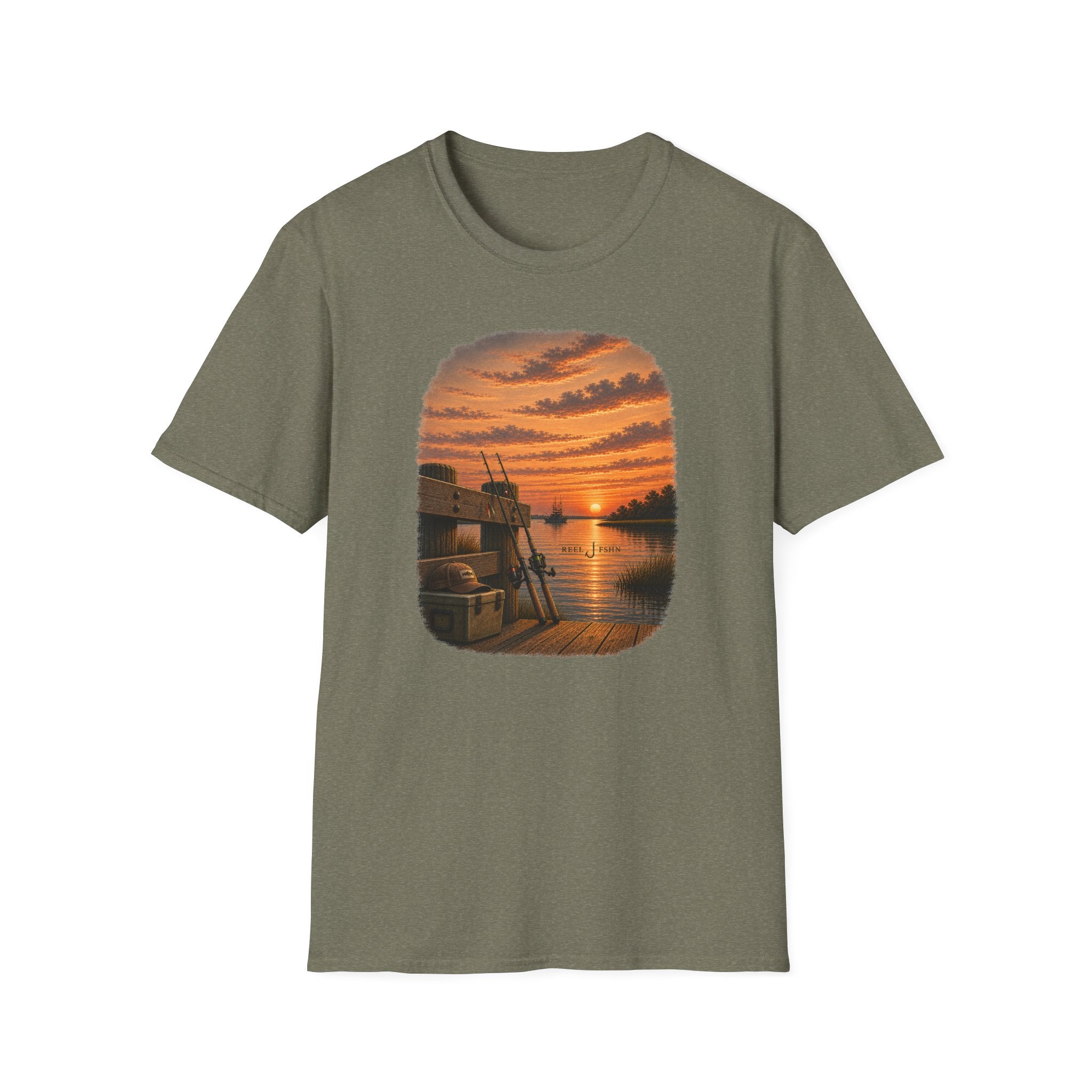 Evening Dock Scene T-Shirt