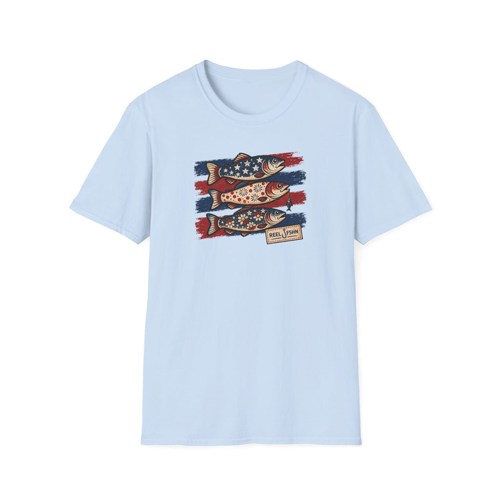 Flowery Fish & Stars T-Shirt
