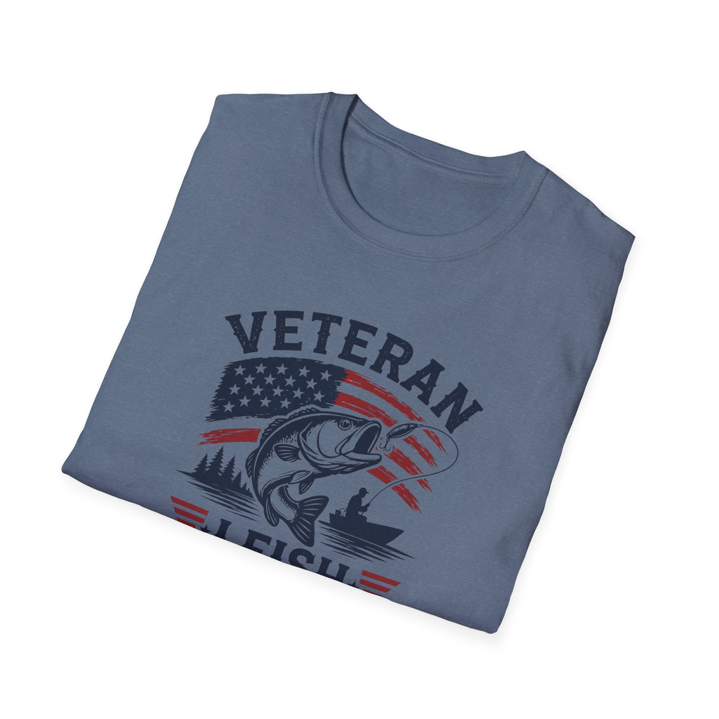 Veteran I Fish I Serve I Sacrifice I Am Proud T-Shirt