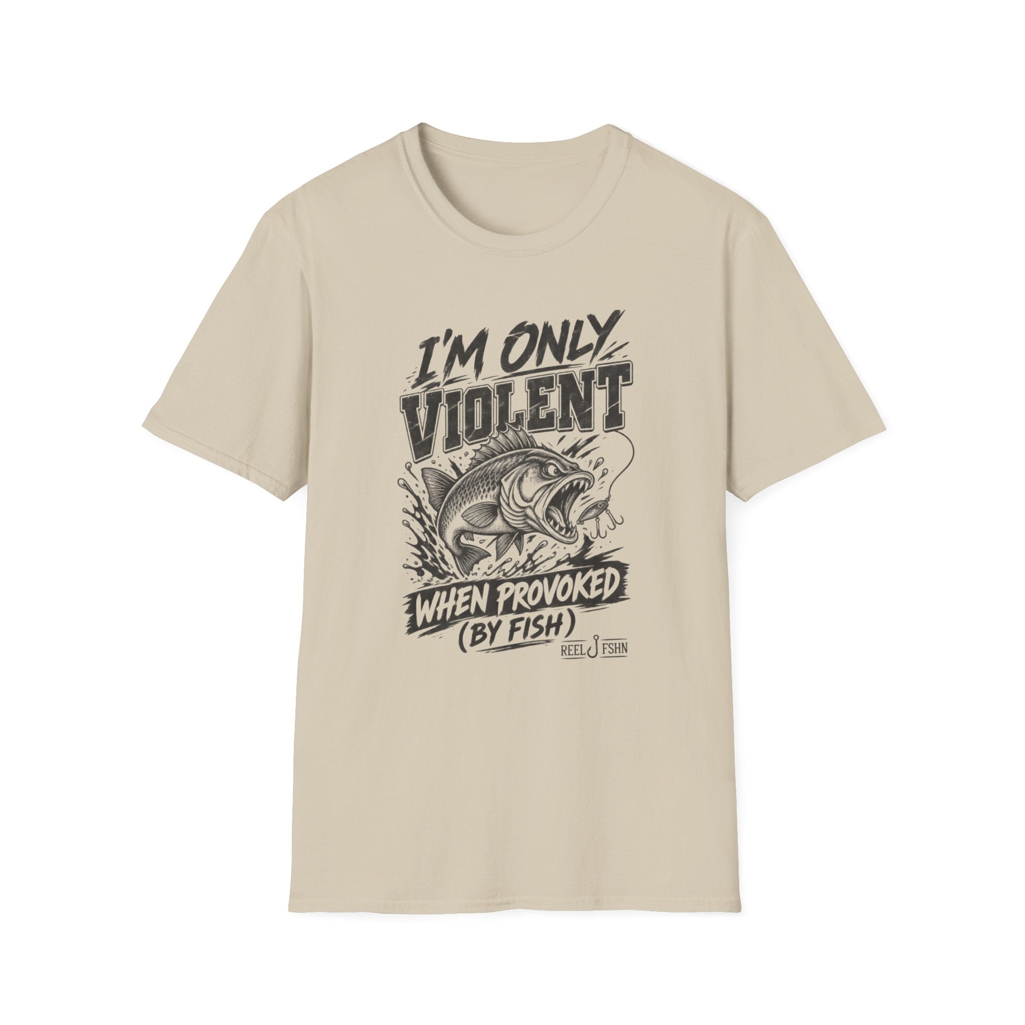 I'm Only Violent When Provoked By Fish T-Shirt