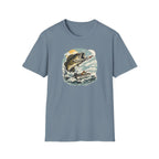 Bass Graphic with Boat T-Shirt