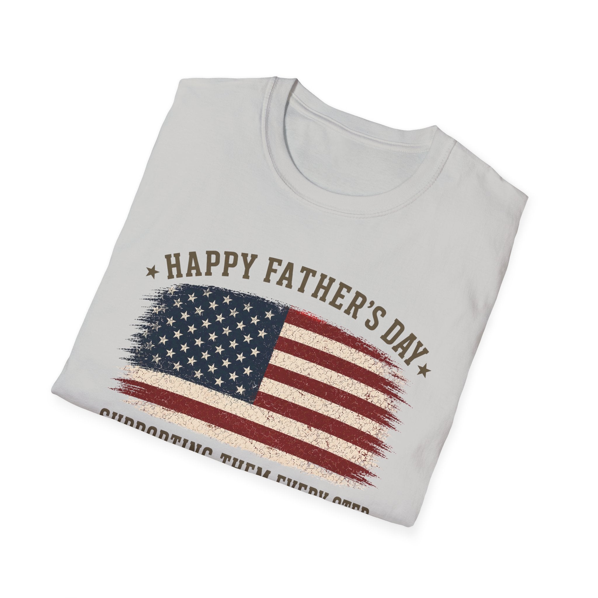 Happy Father's Day Supporting Them Every Step T-Shirt