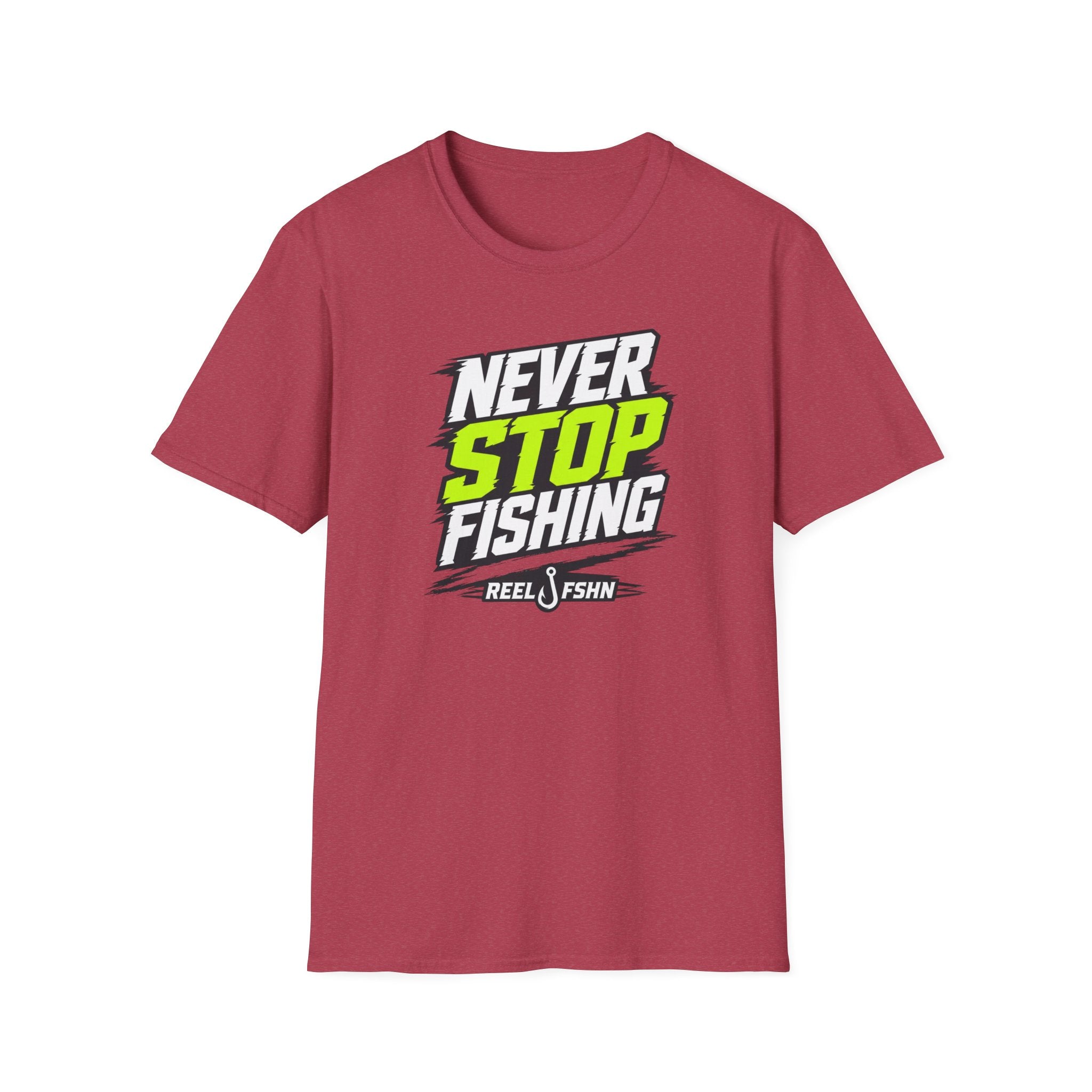 Never Stop Fishing T-Shirt