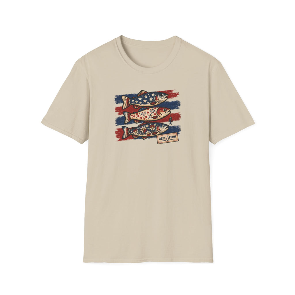 Flowery Fish & Stars T-Shirt