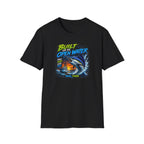 Built For The Open Water Fish Hard Live Free T-Shirt