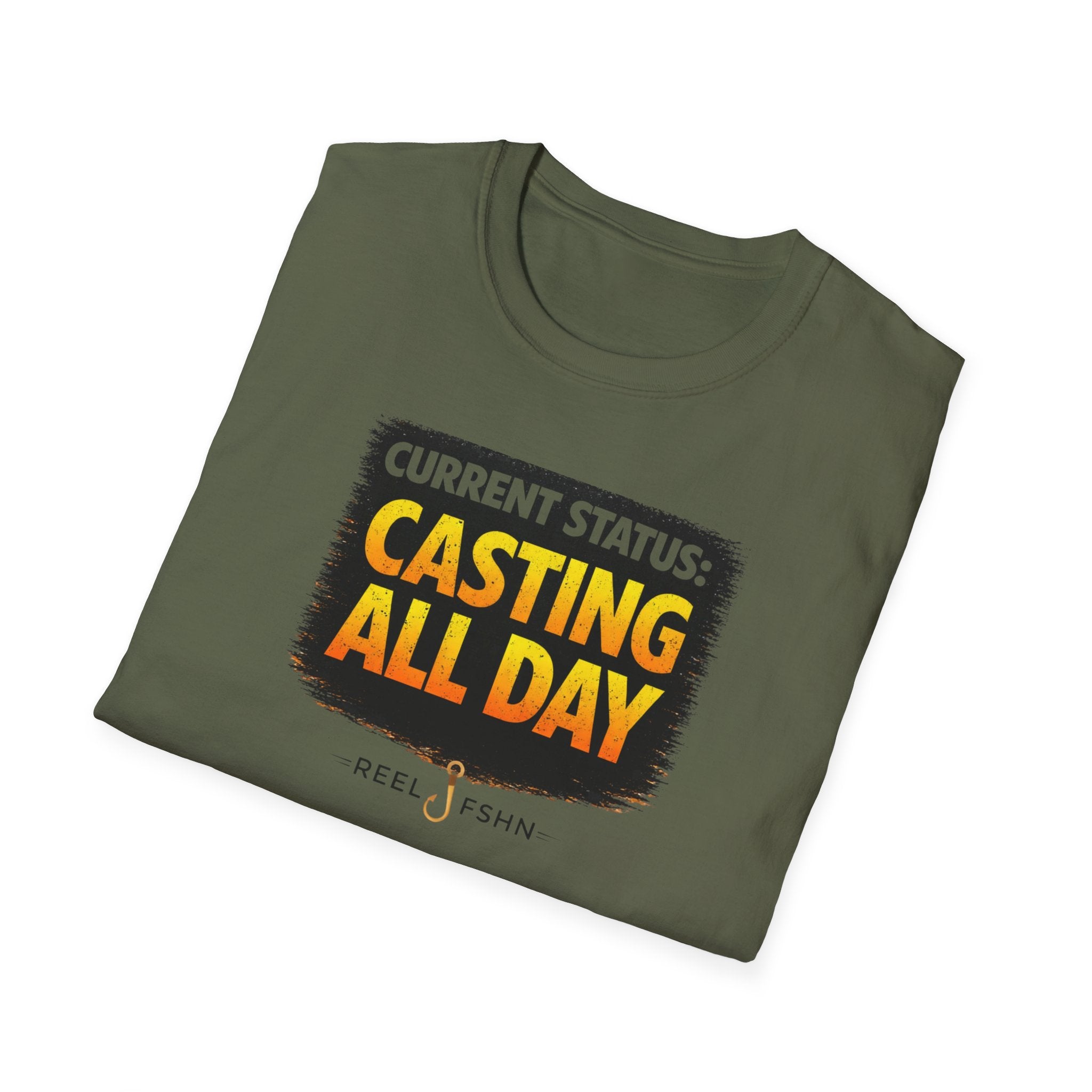Current Status: Casting All Day T-Shirt