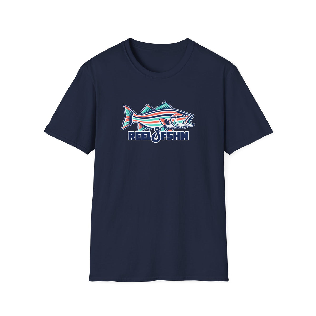 Striped Seafoam Bass T-Shirt