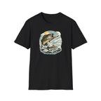 Bass Graphic with Boat T-Shirt