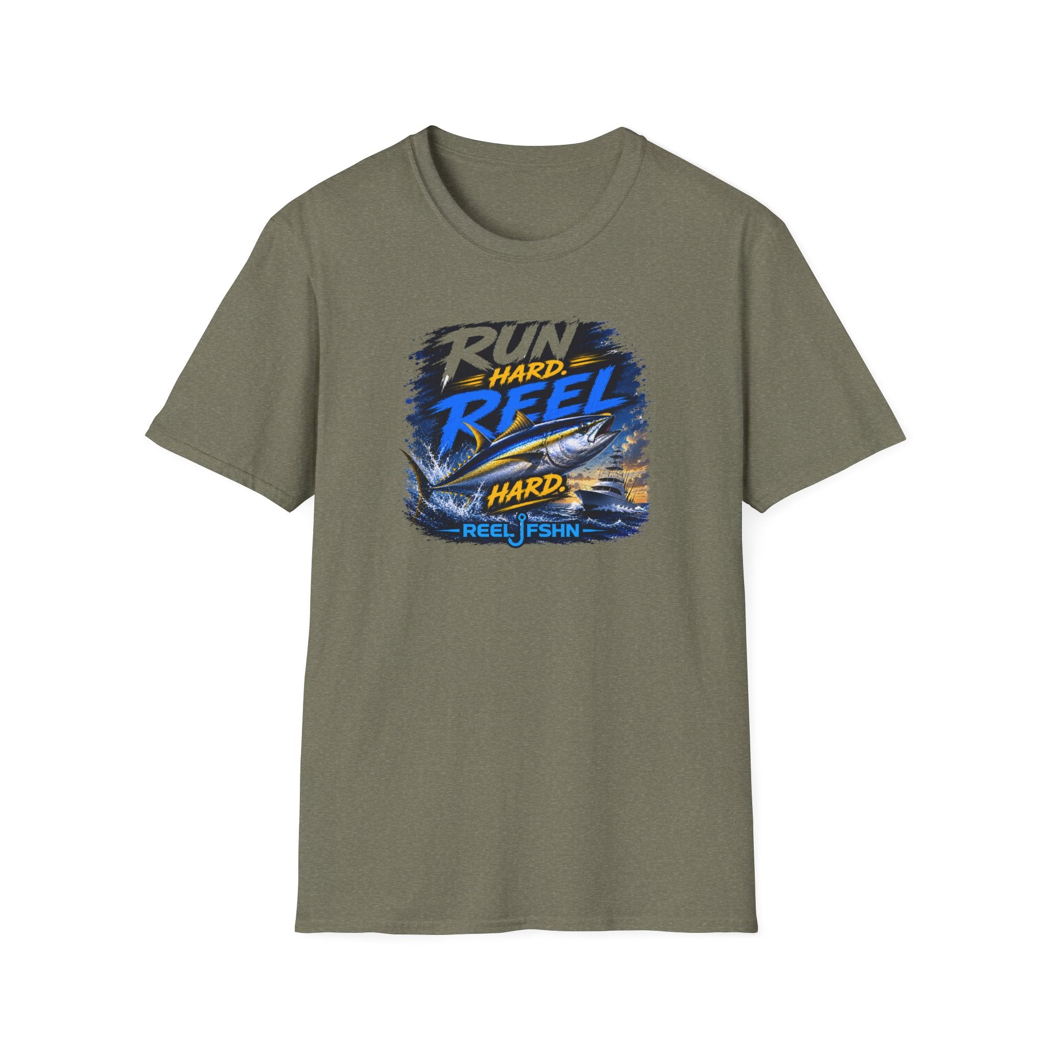 Run Hard REEL Hard T-Shirt
