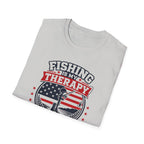 Fishing Is My Therapy Freedom Is My Why T-Shirt