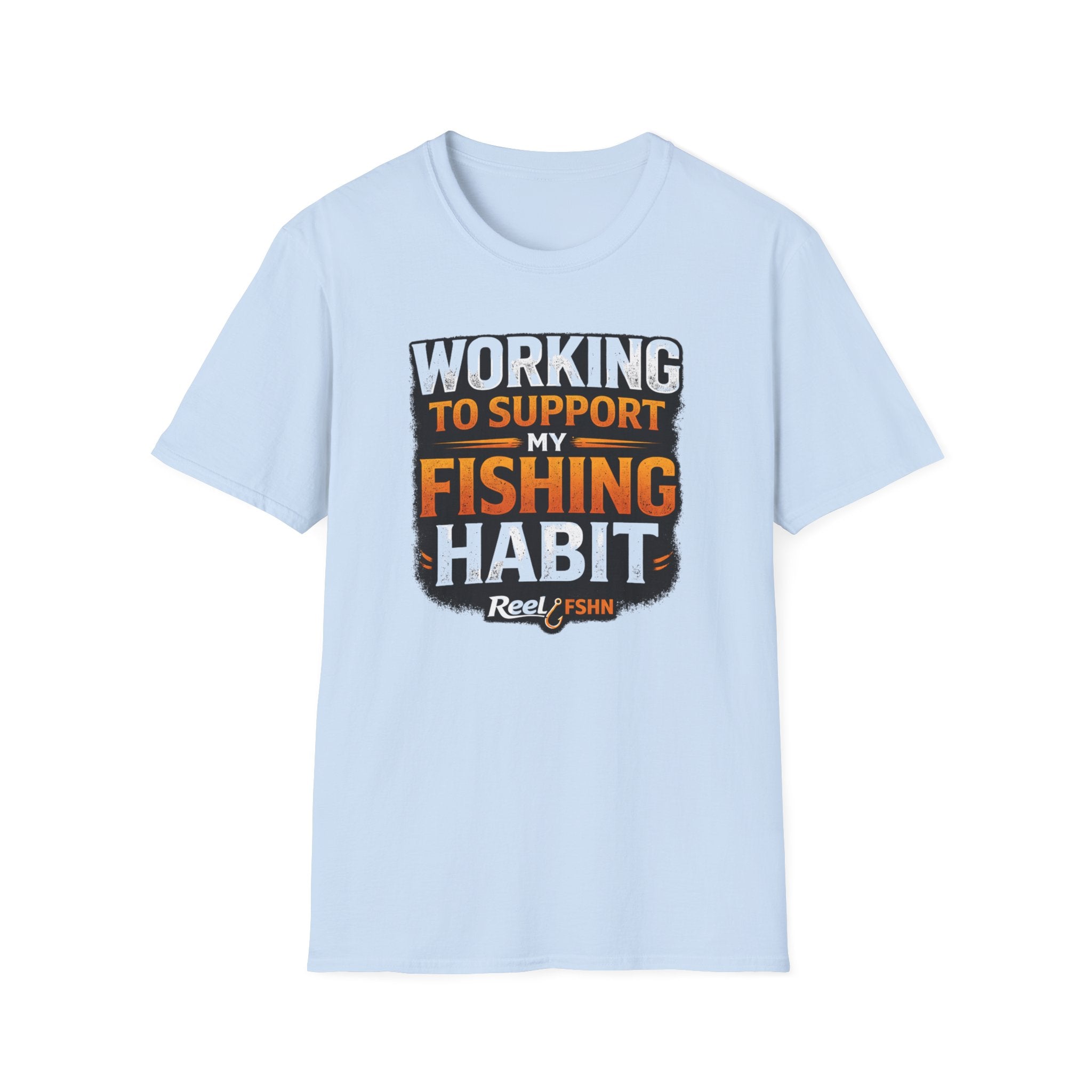 Working To Support My Fishing Habit T-Shirt
