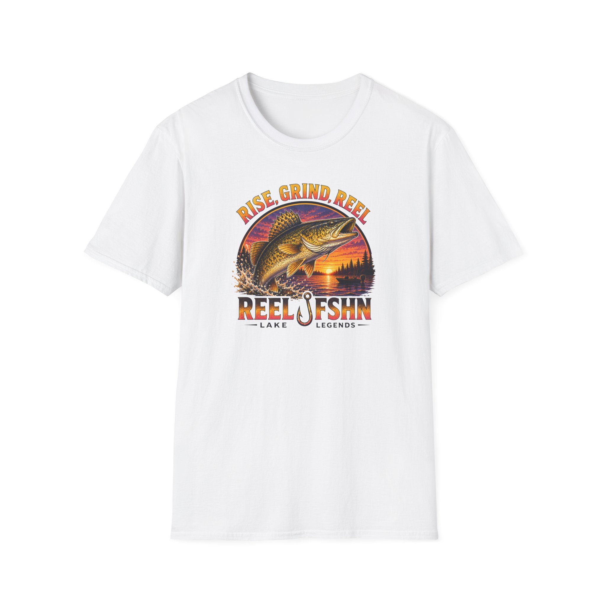 Rise, Grind, REEL T-Shirt