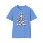 Coral & White Anchor T-Shirt