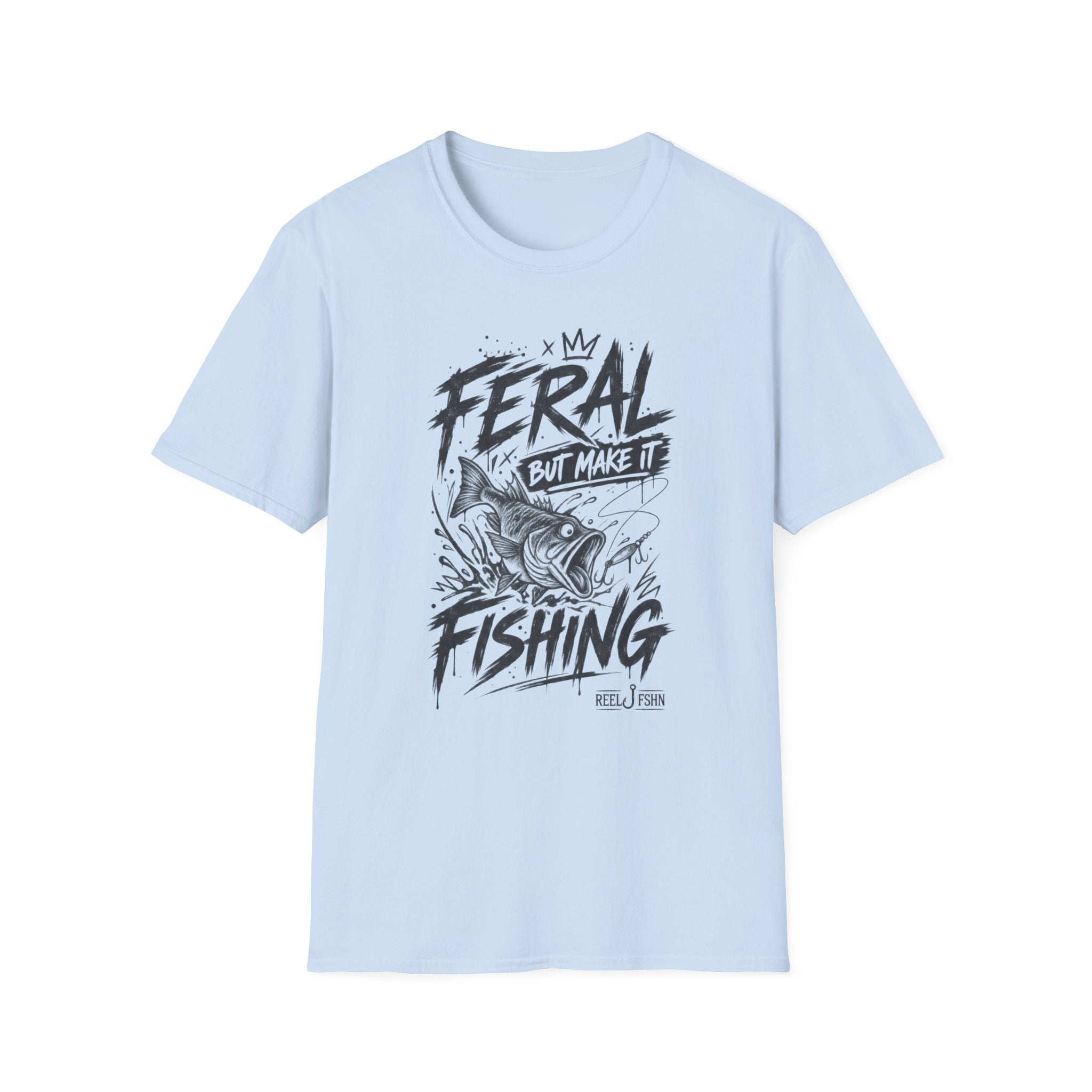 Feral But Make It Fishing T-Shirt