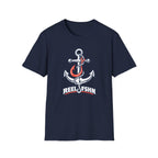 Coral & White Anchor T-Shirt