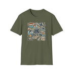 Tackle Box Sticker Sheet T-Shirt