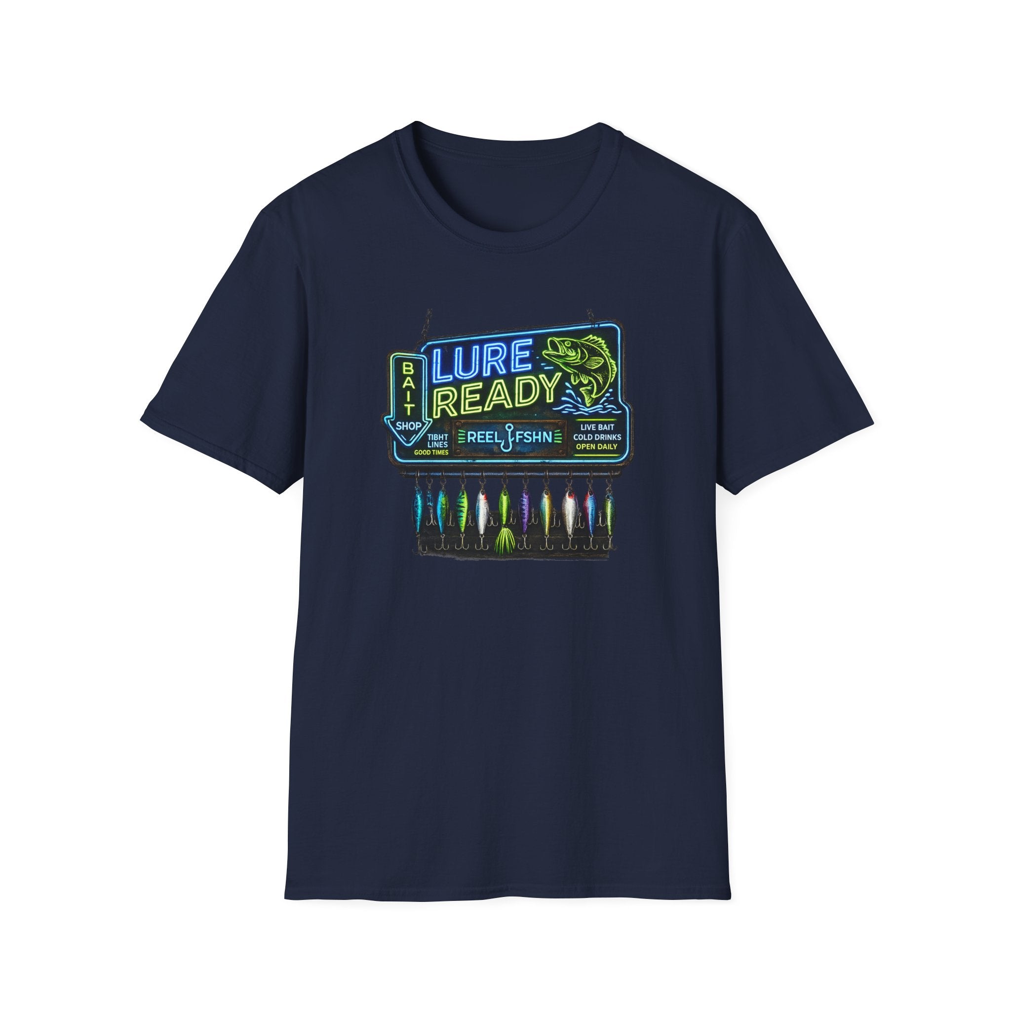 Lure Ready Neon Sign  T-Shirt