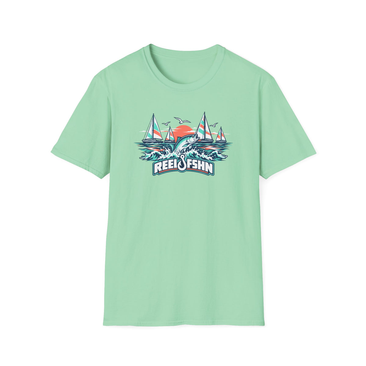 Sailboats with Logo T-Shirt