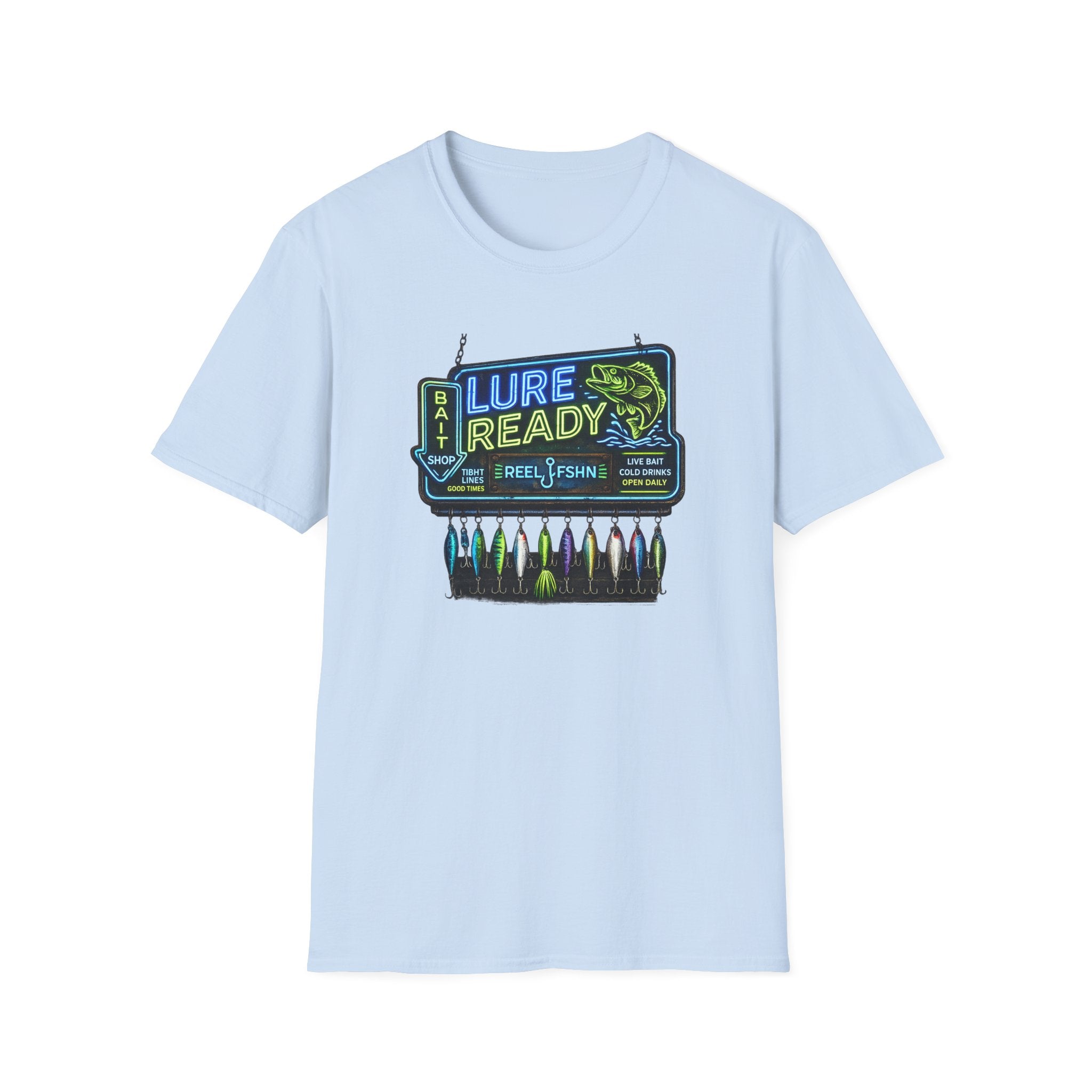Lure Ready Neon Sign  T-Shirt