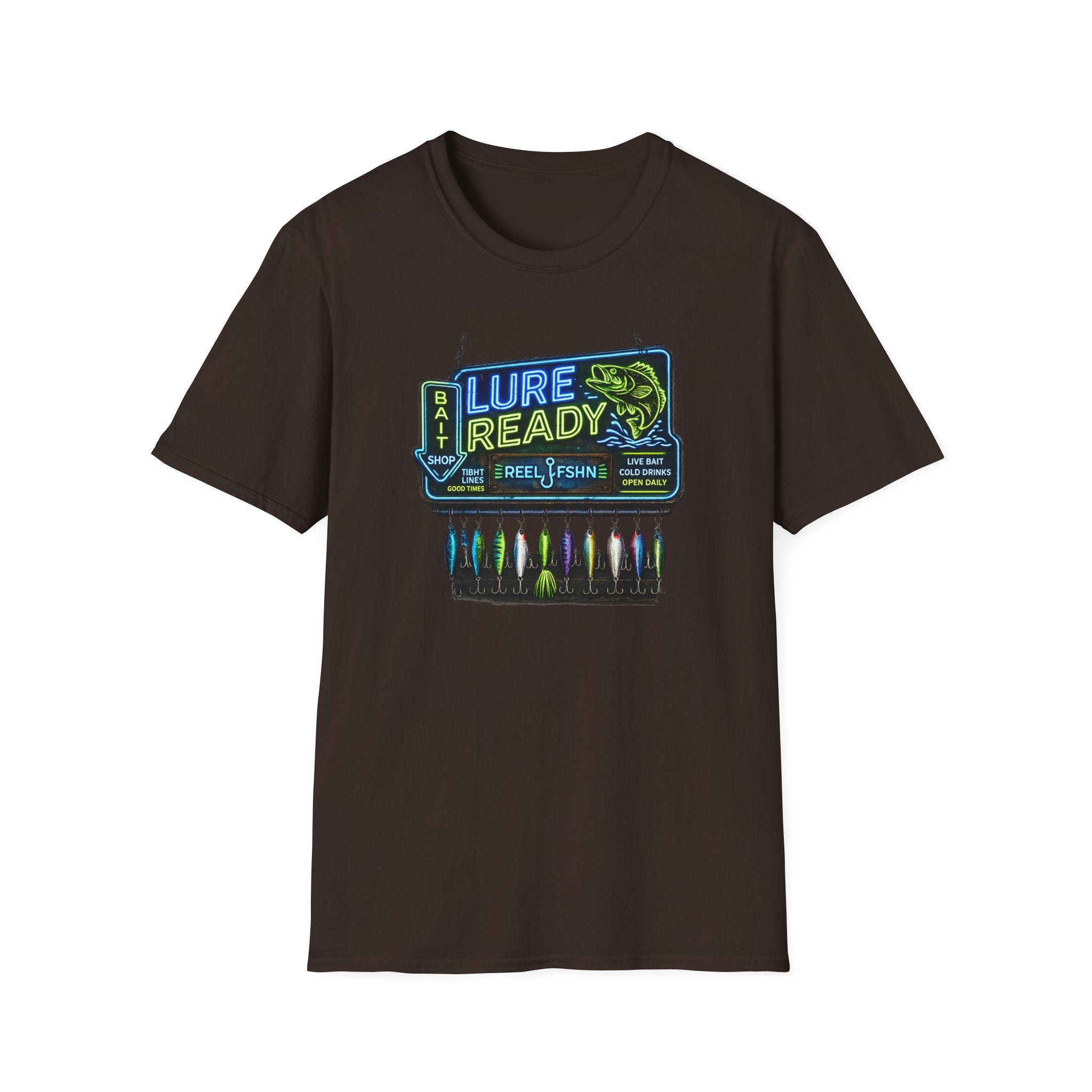 Lure Ready Neon Sign  T-Shirt