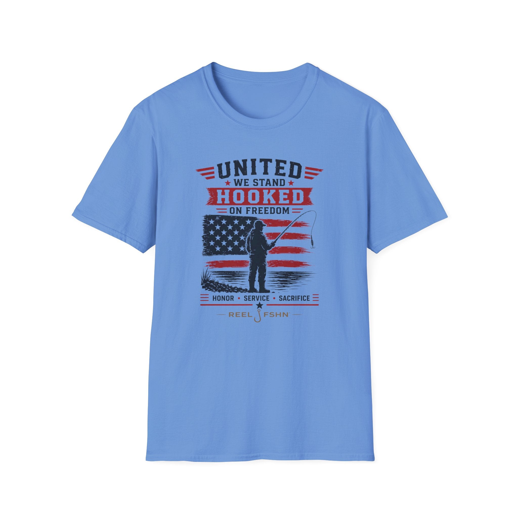 United We Stand Hooked On Freedom T-Shirt